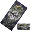 Hot Selling Fashion Skull Bandana Multifunctional Bandanas Seamless Tubular Fish 25*48cm Tube Headwear Motorcycle Sport Scarf
