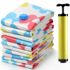 Hot selling 11 pieces/set vacuum clothes storage bags Vacuum Seal Compressed Organizer For Clothes Bedding With Hand Vacuum Pump