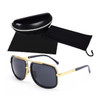 Hot Sell Flat Top Hot Square Sunglasses Men Women Luxury Brand Design Couple Lady Celebrity Sun Glasses Super star Eyewear
