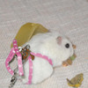 New Pet Rat Mouse Harness Adjustable Rope Ferret Hamster Finder Bell Leash Lead (Random Color )
