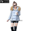 New Padded Winter Jacket Women Cotton Women's Winter Jacket Fake Fur Hooded Cape Padded Slim Plus Size Solid Parkas Hooded Coat