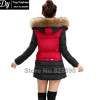 New Padded Winter Jacket Women Cotton Women's Winter Jacket Fashion Slim Plus Size Parkas Hooded With Fake Fur Coat Casacos