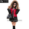 New Padded Winter Jacket Women Cotton Women's Winter Jacket Fashion Slim Plus Size Parkas Hooded With Fake Fur Coat Casacos