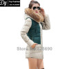 New Padded Winter Jacket Women Cotton Women's Winter Jacket Fashion Slim Plus Size Parkas Hooded With Fake Fur Coat Casacos