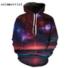 New Novelty Women/Men 3D Cat Moon Galaxy Black Hoodies Fashion Cartoon Sweatshirts Gardigan Girl Winter Cute Hooded Jacket