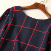 New O-neck Blouses Long Sleeve Print Women's Shirt Office Female Elegant Tops 2017 Plus Size Winter Autumn Casual Blouse SY2083