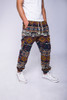 New Mens Casual Pants 2017 Fashion Drawstring Men Pants High Quality Cotton 4 Printing Pattern Men Jogger Pants Leisure Pants