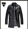 HOT Best selling leather jacket, leather, mandarin collar, sheepskin, coat, male, the man of leather jackets, men leather jacket