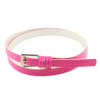 Hot Belts SIF 2017 Hot Beautiful Woman Multicolor Small Candy Color Thin Leather Belt Ms Belt Cinto Feminina Levert Dropship 427
