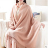 High Quality Winter Spring Fashion Wool Scarf Women 2016 Solid Thick Warm Knitted Scarves Pearl decorated Ladies Scarfs Shawls