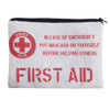 First Aid 3D Print simple makeup bag 2017 who cares Cosmetic case women trousse de maquillage neceser organizer pencil case