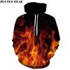 Fire Printed 3D Men Women Hoodies 6XL Sweatshirts Quality Hooded Jacket Novelty Streetwear Fashion Casual Pullover ZOOTOP BEAR