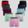 Feilibin 2017 Sealmless Shorts Mens Underwear Men Soft Boxers Cotton Boxer Men Solid Boxer Shorts Fashion Boxers Mens Underwear