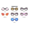 FEIDU Fashion Oversized Cat Eye Sunglasses Women Brand Designer Multicolor Sun Glasses For Women Driving Oculos De Sol Feminino