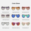 FEIDU 2016 Classic Sunglasses Women Oversized Coating Mirror Driving Sun Glasses For Women UV400 Gafas Oculos De Sol Feminino