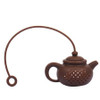 FDA Grade Silicone Tea Infusers Bag Teapot Shape Leaf Strainer Filter Kitchen Tools Gadgets