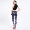 FCCEXIO Brands Winter New Fashion Women Work Out Leggings Galaxy Geometric 3D Print Leggins Fitness Legging Sexy High Waist Pant