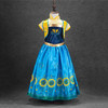 CNJiaYun Girls Dresses Snow Queen Princess Dress For Girls Cartoon Cosplay Elsa Anna Dresses Costume Clothes Kids Clothing