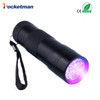 UV flashlight Mini LED Torch 395nm blacklight Wavelength Violet Light UV 9 LED Flash Light Torcia Linterna Aluminum Lamp z30