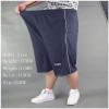 Big Men Size Shorts Men Solid Baggy Loose Elastic Shorts Cotton Casual Plus Size Shorts Extra Large Big Plus Size Black Gray