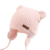 Bear Ears Cute Baby Hat Soft Cotton Newborn Baby Beanie Double Layer Warm Winter Hat For Baby Girls Boys Knitted Kids Hats New