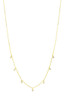 Beaded charm chain choker