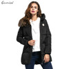 Gamiss New Long Parkas Female Women Winter Coat Thickening Cotton Winter Jacket Womens Outwear Parkas for Women Winter Outwear