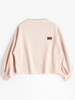 Gamiss Kawaii Harajuku Lantern Sleeve Badge Patched Sweatshirt Women Jumper Autumn 2017 Oversized Hoodies Sweatshirts Femininas