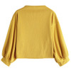 Gamiss Kawaii Harajuku Lantern Sleeve Badge Patched Sweatshirt Women Jumper Autumn 2017 Oversized Hoodies Sweatshirts Femininas