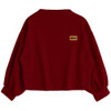 Gamiss Kawaii Harajuku Lantern Sleeve Badge Patched Sweatshirt Women Jumper Autumn 2017 Oversized Hoodies Sweatshirts Femininas