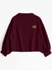 Gamiss Kawaii Harajuku Lantern Sleeve Badge Patched Sweatshirt Women Jumper Autumn 2017 Oversized Hoodies Sweatshirts Femininas