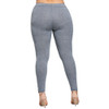 Gamiss Fashion Women Plus Size 5XL Appliqued Skinny Jersey Leggings Casual Floral Print Mid Waist Large Size Trouser Pencil Pant