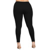 Gamiss Fashion Women Plus Size 5XL Appliqued Skinny Jersey Leggings Casual Floral Print Mid Waist Large Size Trouser Pencil Pant
