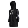 Gamiss Autumn Womens Skull Wings Print Halloween Zip Up Hoodie Long Sleeve Spring Sweatshirts Coat Cool Hoodies Sudaderas Mujer