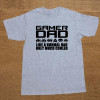 Gamer Dad Christmas Fathers Day Playstation PC Funny Mens T-Shirt T Shirt Short Sleeve Cotton Casual Top Tee
