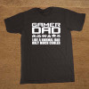 Gamer Dad Christmas Fathers Day Playstation PC Funny Mens T-Shirt T Shirt Short Sleeve Cotton Casual Top Tee