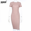 Gagaopt 2017 Summer Women Dresses Pink Knee-Length Skinny Office Dress Short Sleeve Bandage Robes Bodycon Vestidos Pencil Dress Gagaopt 2017 Summer Women Dresses Pink Knee-Length Skinny Office Dress Short Sleeve Bandage Robes Bodycon Vestidos Pencil Dress