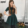 Gagaopt 2017 Spring & Summer Dress Velvet Office Dress 3 Solid Colors Causal Boho Dress Sexy Party Dresses Vestidos Robes