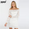 Gagaopt 2017 New Trendy Patchwork Lace Dress Off the Shoulder Sexy Slim Women Dresses Party Dresses Vestidos Robes Gagaopt 2017 New Trendy Patchwork Lace Dress Off the Shoulder Sexy Slim Women Dresses Party Dresses Vestidos Robes