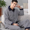 Gadpat Men's Pajamas Autumn Long Sleeve Sleepwear Cotton Plaid Cardigan Pyjamas Men Lounge Pajama Sets Plus Size 4xl Sleep Gadpat Men's Pajamas Autumn Long Sleeve Sleepwear Cotton Plaid Cardigan Pyjamas Men Lounge Pajama Sets Plus Size 4xl Sleep