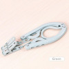 Fypo Folding Foldable Space Saving Cloth Hanger with Clips Plastic Hook Magic Clothes Hanger With Hook Closet Organizer