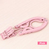 Fypo Folding Foldable Space Saving Cloth Hanger with Clips Plastic Hook Magic Clothes Hanger With Hook Closet Organizer