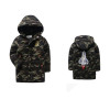 FYH Kids Outerwear Winter Boys Camouflage Hooded Parka School Children's Winter Jackets Kids Boys Down Coat Warm Thick Cotton