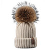 FURTALK Unisex Kids Ages 2-7 Warm Winter Pom Pom Hat for Girls and Boys Chunky Thick Stretchy Knit Beanie Hats