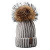 FURTALK Unisex Kids Ages 2-7 Warm Winter Pom Pom Hat for Girls and Boys Chunky Thick Stretchy Knit Beanie Hats