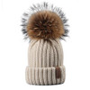 FURTALK Unisex Kids Ages 2-7 Warm Winter Pom Pom Hat for Girls and Boys Chunky Thick Stretchy Knit Beanie Hats