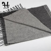 FURTALK Unisex Men Winter Spring 100% Lamb wool Scarf Cozy 100% Wool Tartan Plaid Scarf Spring Warm Scarf Winter Wool Scarf