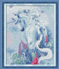 Unicorn in Garden horse Painting Counted Printed on canvas DMC 14CT 11CT Joy Sunday Cross Stitch Needlework Kits Embroidery Sets