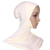 Under Scarf Hat Bone Bonnet Full Neck Cover Inner Muslim Cotton Hijab Cap Islamic Head Wear Hat Underscarf Scarves Turban Shawl