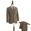 Two Buttons Groom Tuxedo 7 Colors Groomsmen Notch Lapel Wedding/Dinner Suits Best Man Bridegroom (Jacket+Pants+Vest) C60